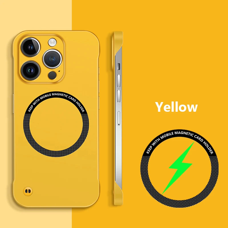 PWRCSE™ Ultra Thin Frameless Magsafe Charging Case